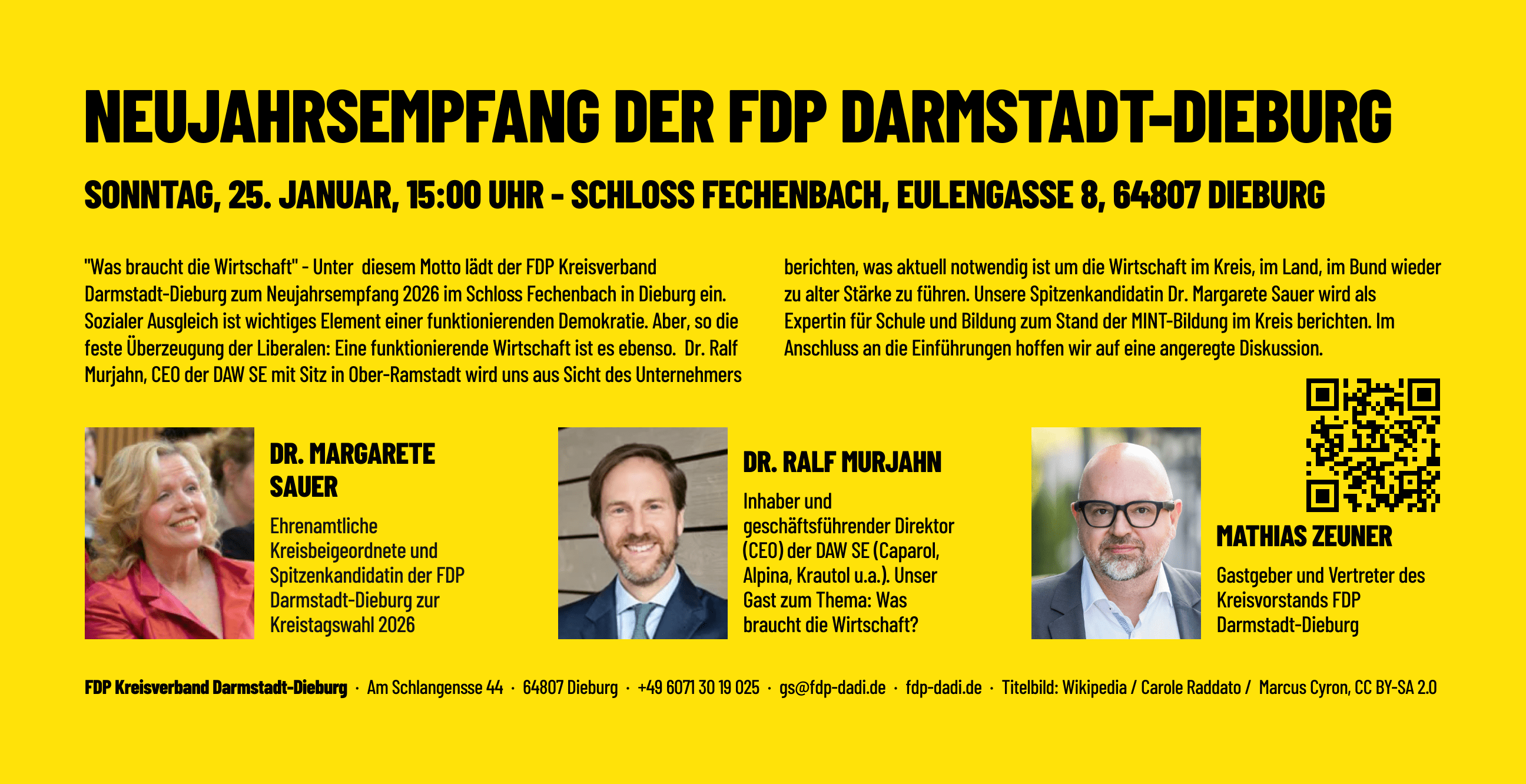 Gäste Neujahrsempfang FDP Darmstadt-Dieburg