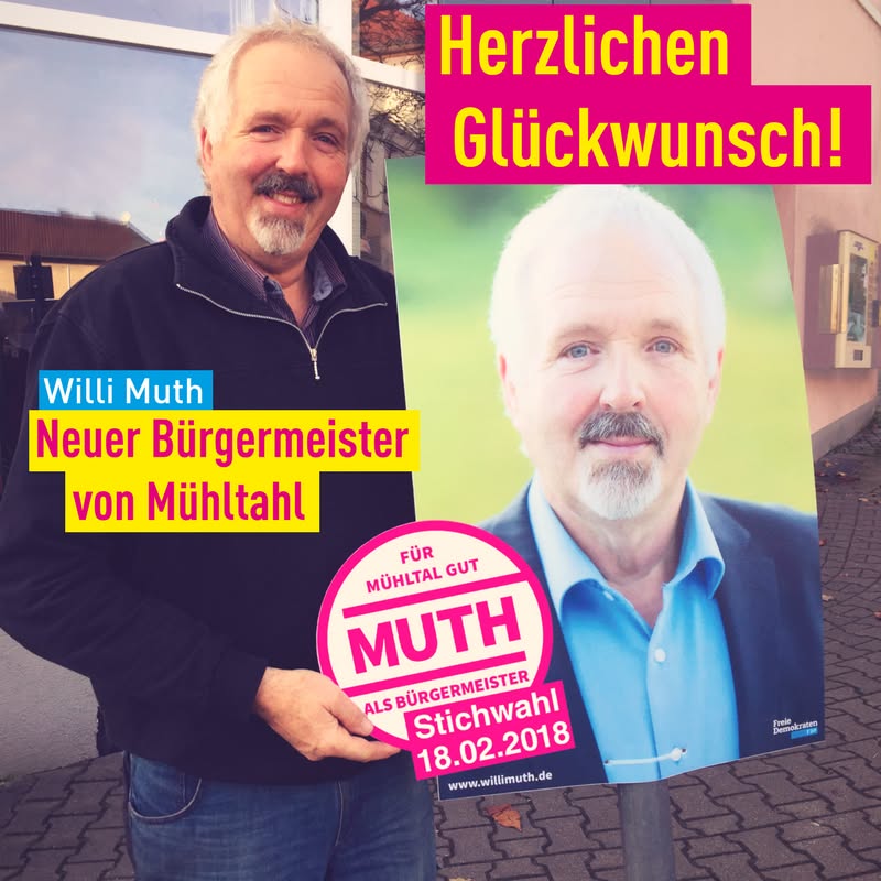 Willi Muth Bürgermeister Mühltal
