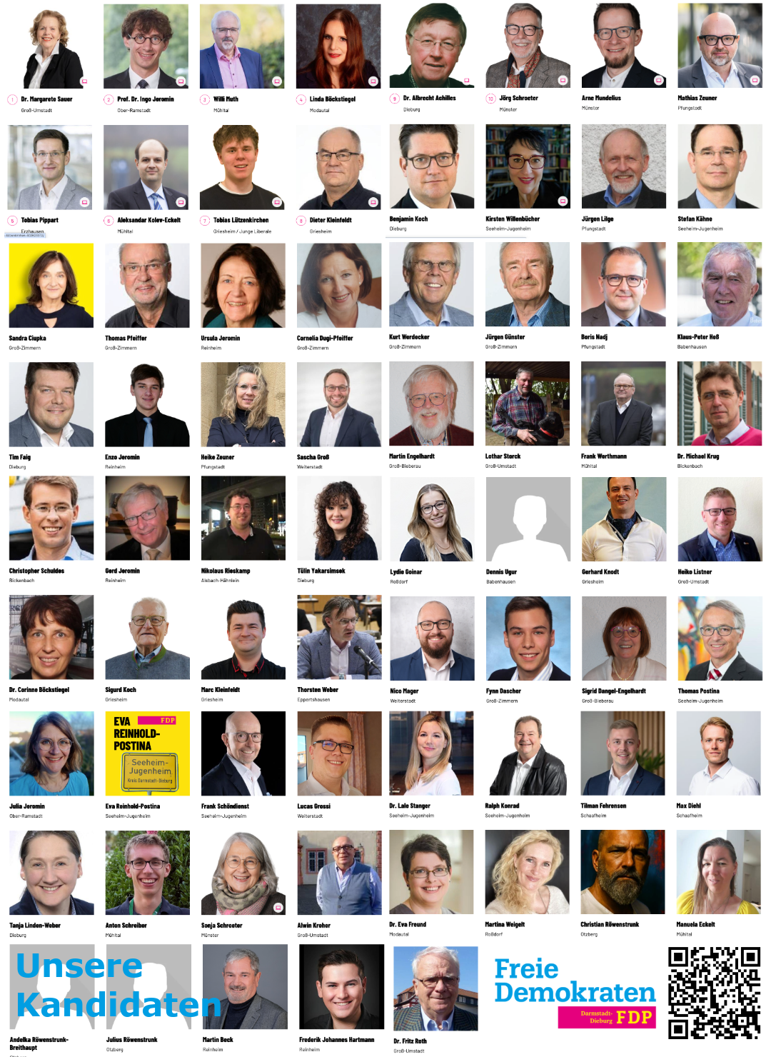 Kandidaten FDP darmstadt-Dieburg Kreistagswahl 2026